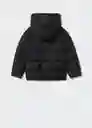 Anorak Ali3 Negro Talla 09 Niñas Mango