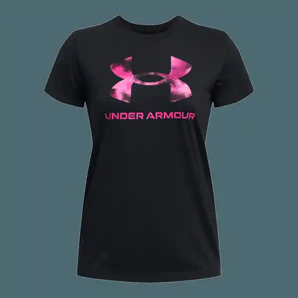 Under Armour Camiseta W Sportstyle Logo Negro T. XS 1356305-008