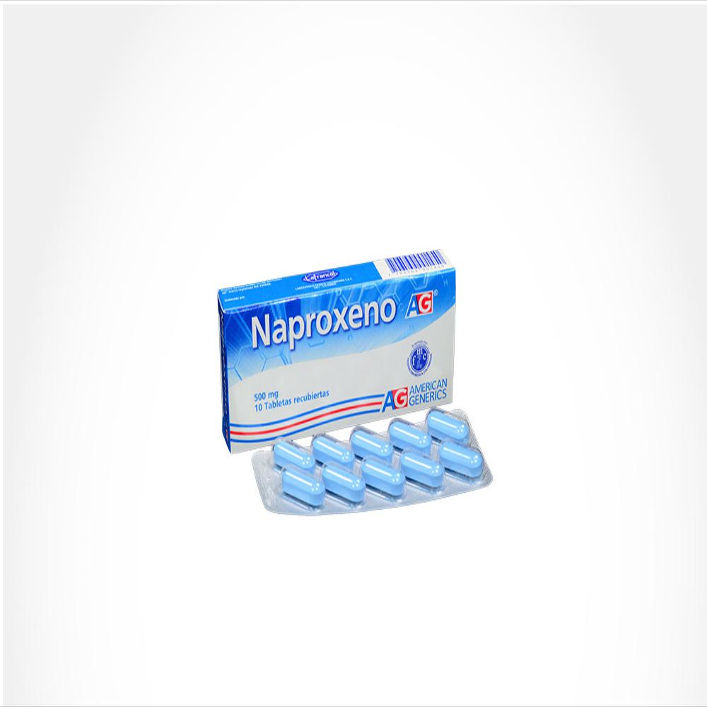 Naproxeno 500 Mg X 10 Tabletas Recubiertas - Ag - Rappi