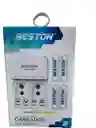 Beston Cargador + Baterías/pilas Recargables C8001bn + 4xaa 2700mah Blanco