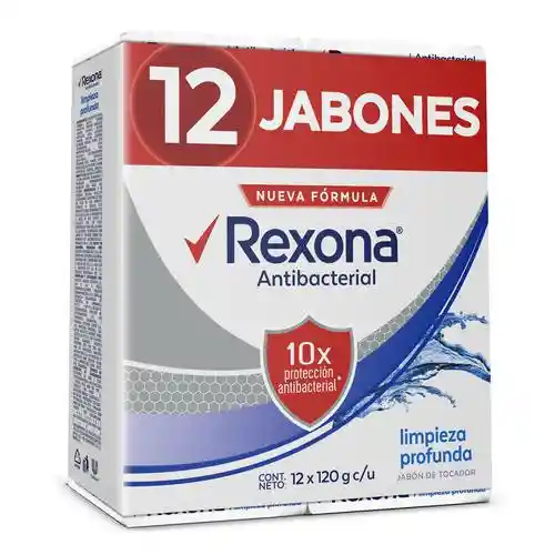 Rexona Jabón Antibacterial Limpieza Profunda