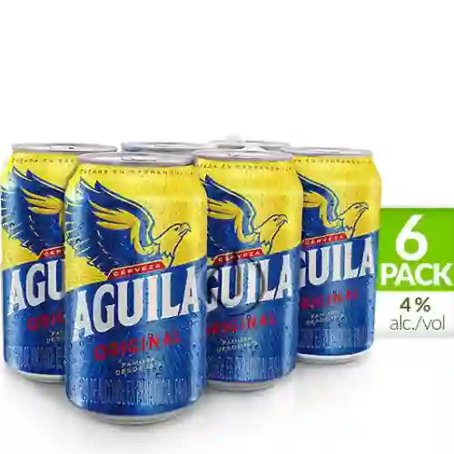 Cerveza Águila Original 6 Pack