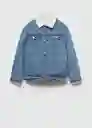 Cazadora Neguri Tejano Medio Talla 08 Niños Mango