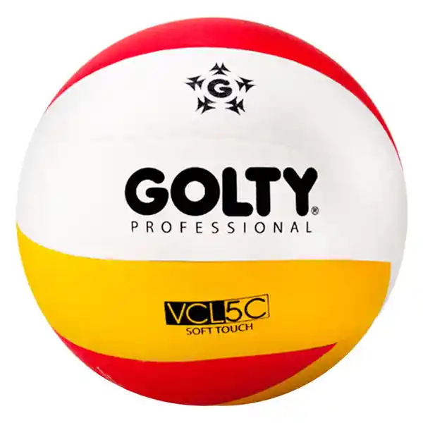 Golty Balón de Voleibol Professional Rojo / Amarillo 5