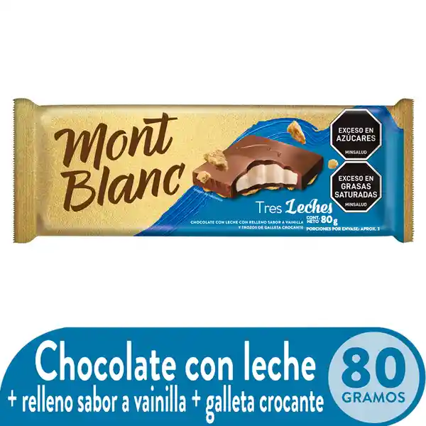 Montblanc Chocolate Con Leche Tres Leches