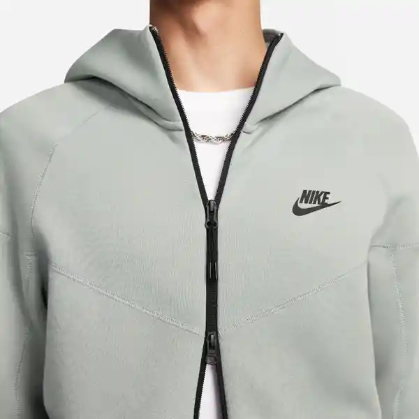 Nike Buzo Hoodie M Tch Flc Fz Wr Verde T.L Ref: FB7921-330