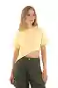 Camisa Charlie Amarillo Talla XS Mercedes Campuzano