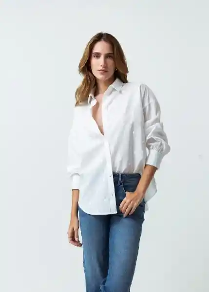 Camisa Mujer Crudo Puro Claro Talla S Naf Naf