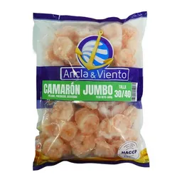 Ancla y Viento Camarón Jumbo Sin Cola 30/40