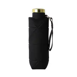 Botella Plástico Silicona Portátil de Silver Grey Negro Miniso