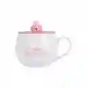 Taza Con Tapa Kanahei S Small Animals 400 mL Serie Miniso