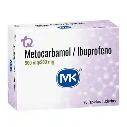 Mk Metocarbamol/Ibuprofeno (500 mg/200 mg)