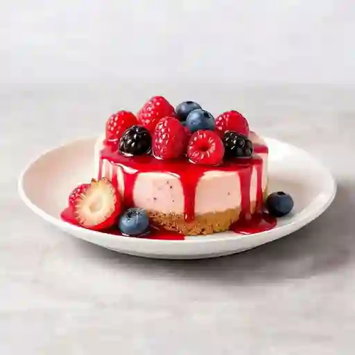 Cheesecake Frutos Rojos sin Azúcar