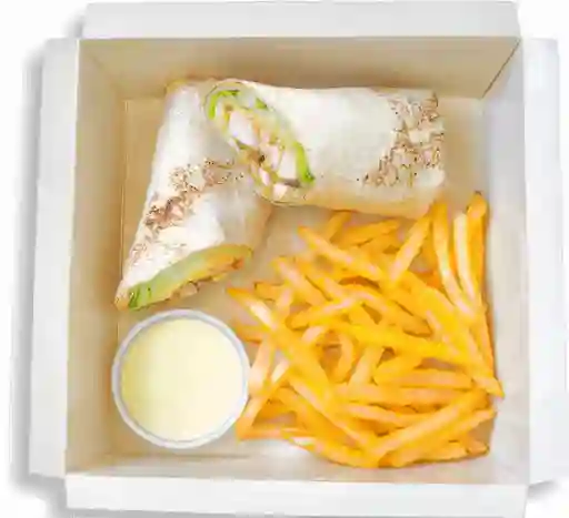 Wrap Pollo, Champiñones & Tocineta