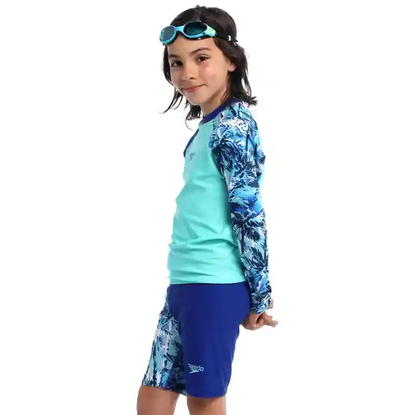 Camiseta Manga Larga Sunshine Breezy Palm Junior T. 8 Speedo