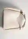 Bolso M Paco Offwhite Talla 99 Mujer Mango