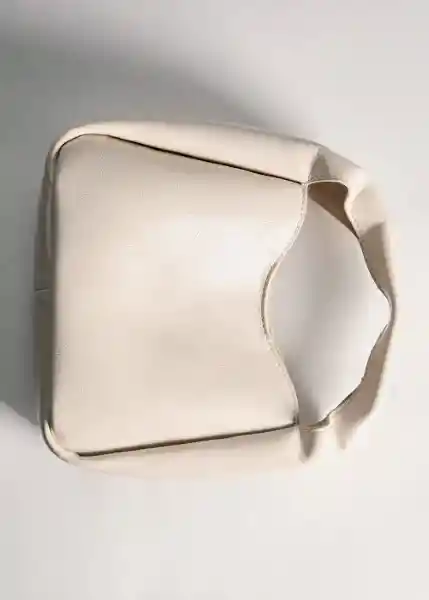 Bolso M Paco Offwhite Talla 99 Mujer Mango