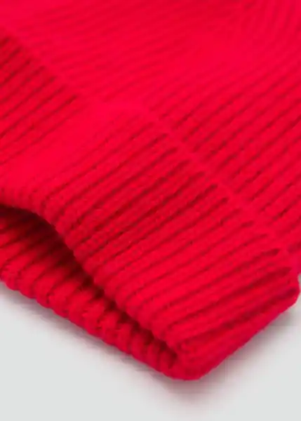 Gorro Onix Rojo Talla 99 Mujer Mango