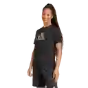 Adidas Camiseta T Met Manga Corta Lifestyle Mujer Negro Talla S