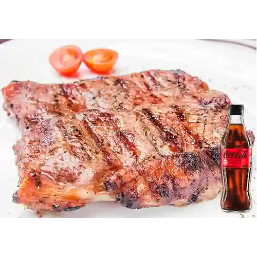 Combo Churrasco + Coca Cola Sin Azúcar 300ML