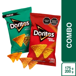 Combo Snack Doritos Pizza 175 g + Doritos Megaqueso 200 g