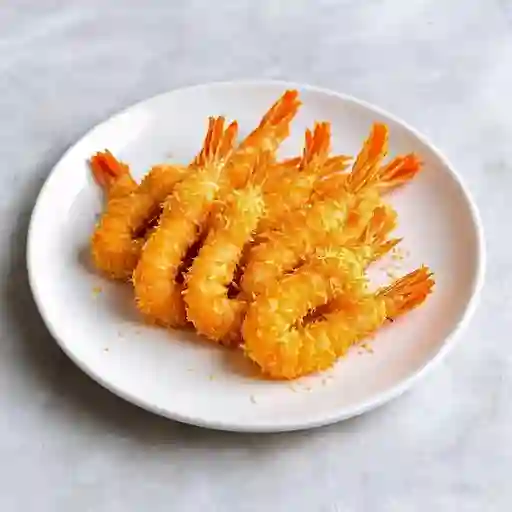 Langostinos apanados al coco