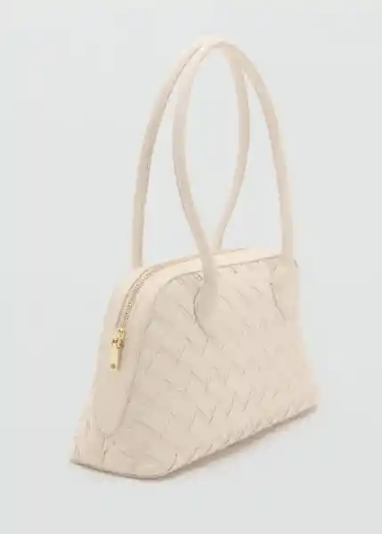 Bolso G Clavel Off White Talla 99 Mujer Mango