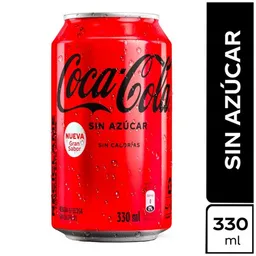 Coca Cola Sin Azúcar 330 ml en Lata