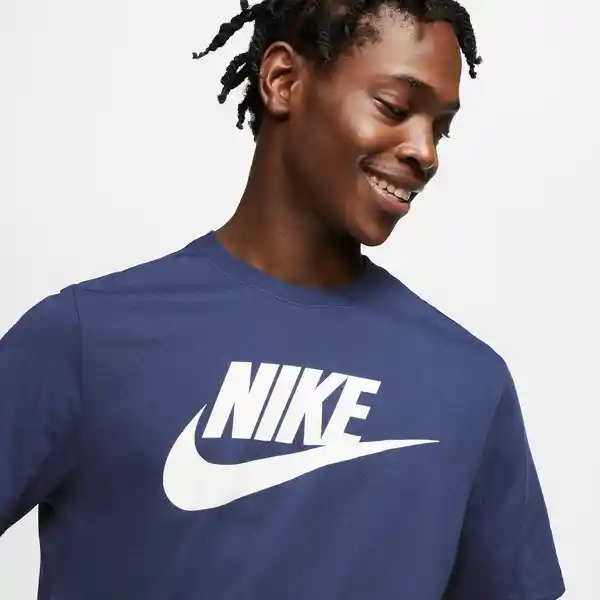 Nike Camiseta M Nsw Tee Icon Futura Azul Talla S Ref: AR5004-411