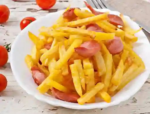 Porción de Papas con Chorizo