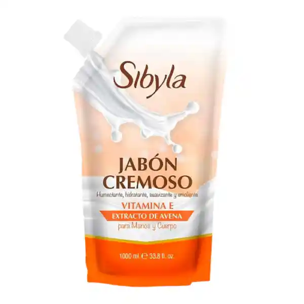 Sibyla Jabón Líquido Cremoso Extracto Avena