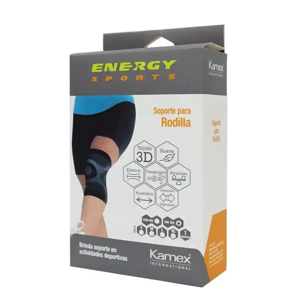 Energy Sports Soporte Deportivo Rodilla Sin Gel Xl