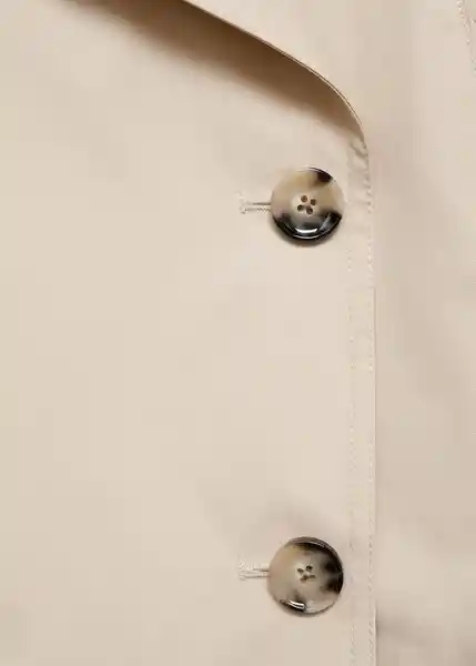 Chaqueta Lipa Piedra Talla XL Mujer Mango