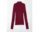 Suéter Mujer Tejido Vinotinto Talla Large American Eagle