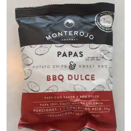 Papas BBQ 25gr Monterrojo