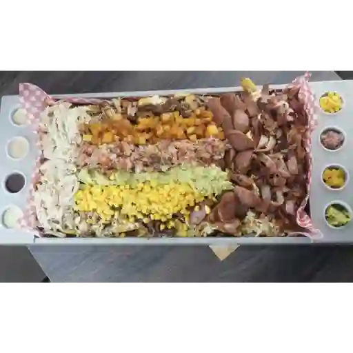 Arma tu salchipapa para 10