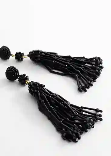 Pendientes Astrid Negro Talla 99 Mujer Mango