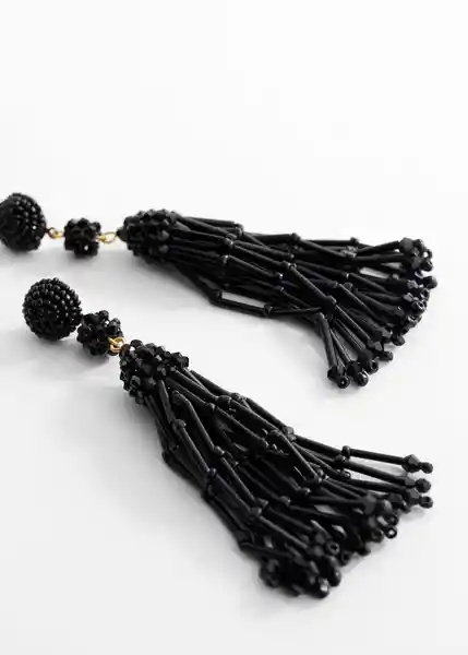 Pendientes Astrid Negro Talla 99 Mujer Mango