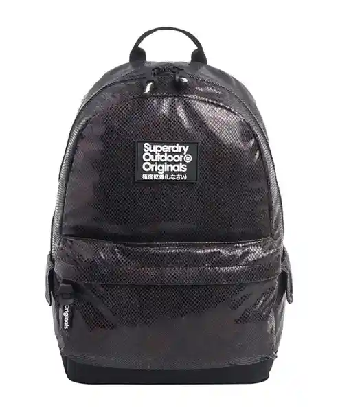 Superdry Morral Glitter Scale Montana Negro Talla u