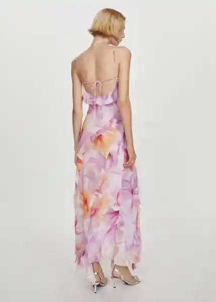 Vestido Azalea Violeta Talla XS Mujer Mango