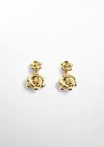 Pendientes Edurne Oro Talla 99 Mujer Mango