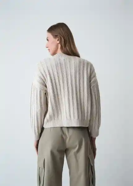 Tejido Mujer Crudo Ballueca Claro Talla S Naf Naf