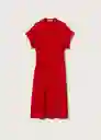 Vestido Pampa2 Rojo Talla S Mujer Mango