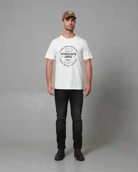 Camiseta Hombre Crudo M 102G011_CRU110605 Rifle
