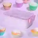 Contenedor Para Alimentos de Serie Mis Pastelitos Morado Miniso