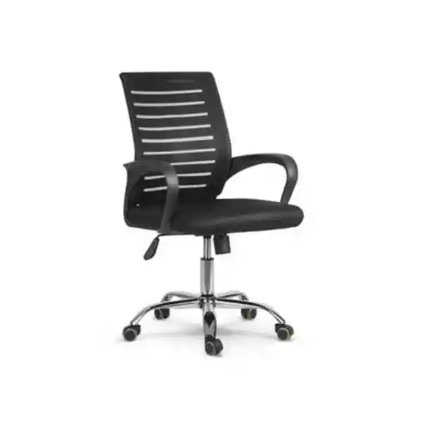 Silla Secretarial Promo Negra 95 x 59 x 49