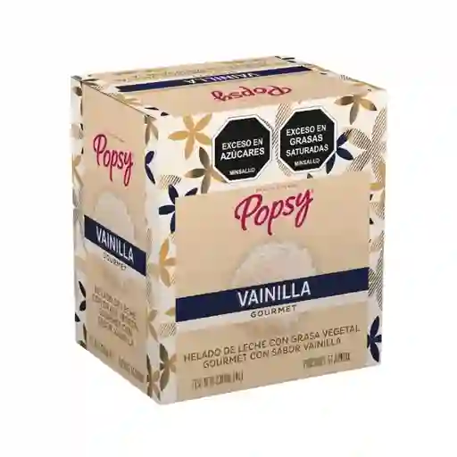 Helado Popsy Leche Grasa Vegetal Vainilla (2300 Gr)