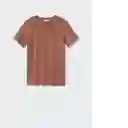 Camiseta Basict Terracota Talla 21 Teen Niños Mango