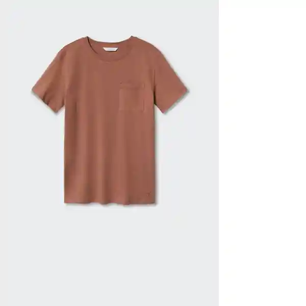 Camiseta Basict Terracota Talla 21 Teen Niños Mango