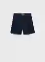 Bermuda Marina Tejano Soft Talla 42 Mujer Mango